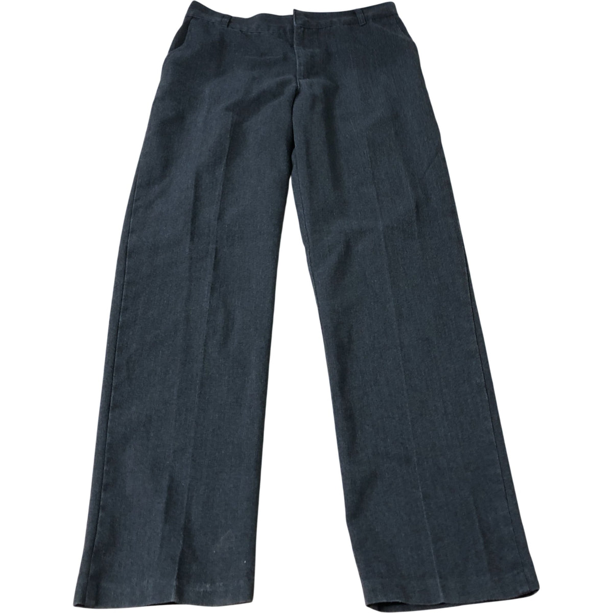 School Trousers Boys Elastic Waistband Polyester Viscose Charcoal 13-14 Years