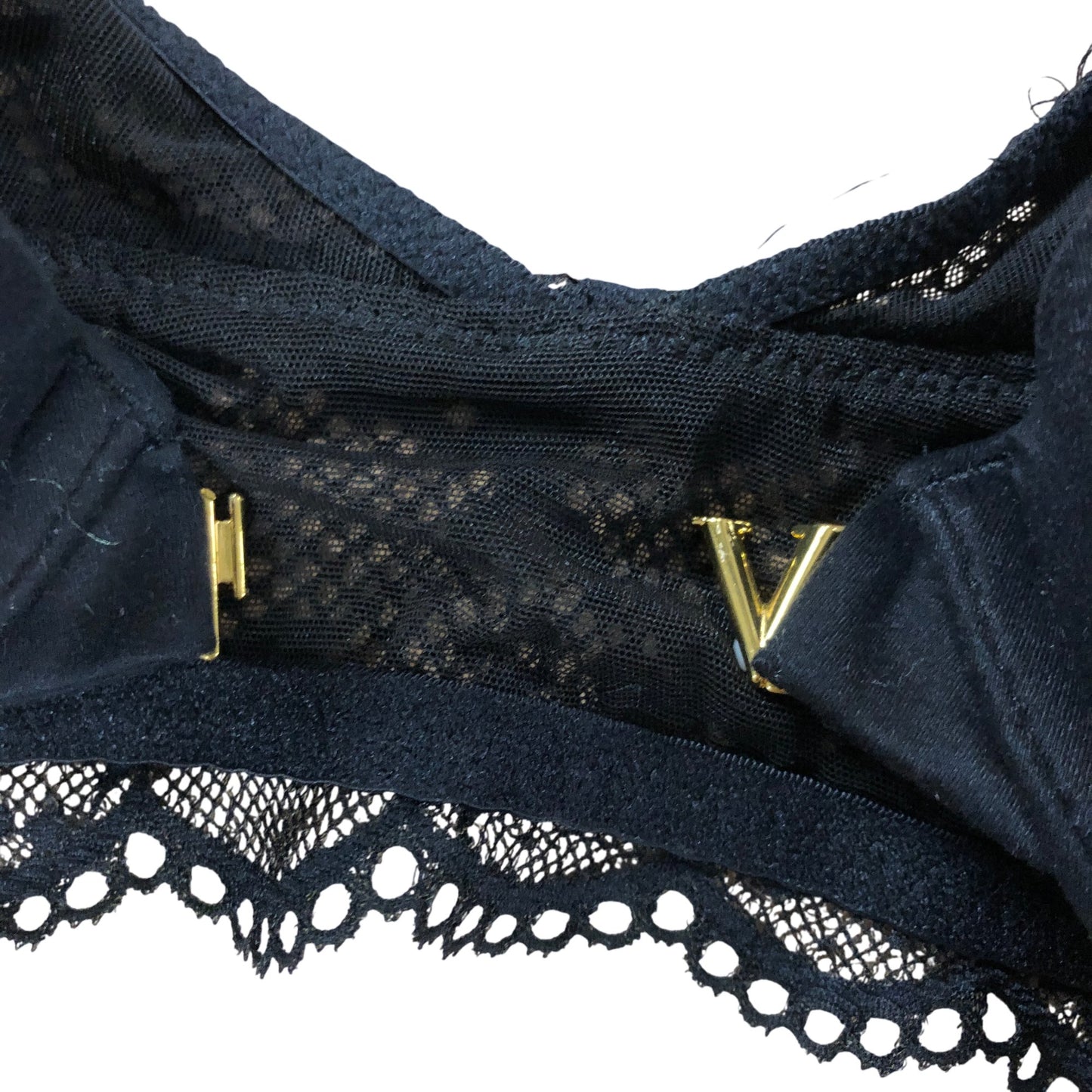 VICTORIA'S SECRET Freedom Cloud Bra 34B Women's Lightly Lined Black Lace