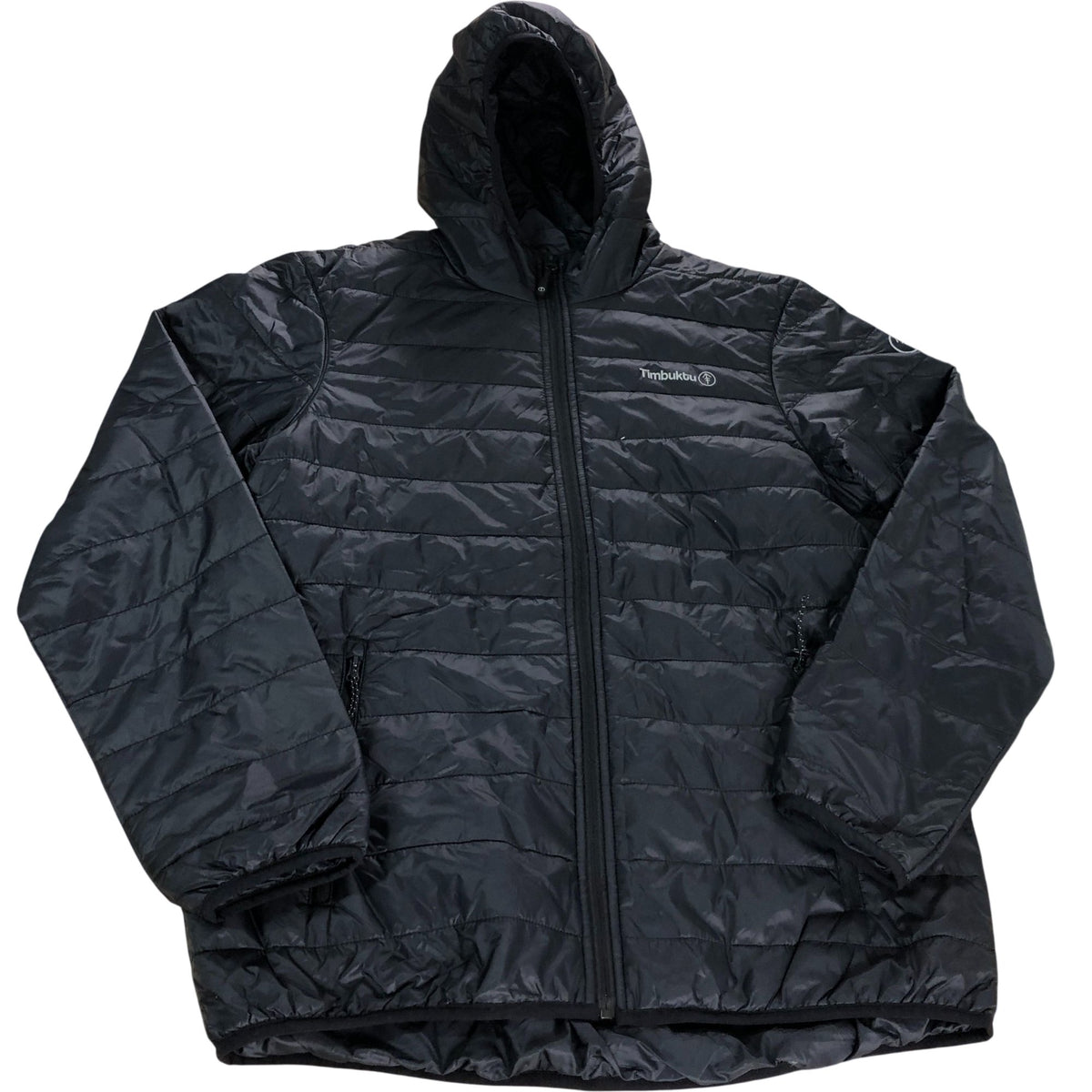 Timbuktu Jacket M Men's Black Lightweight Padded Hooded Coat