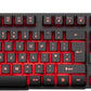 Rii Gaming Keyboard RK100 Light Up Keyboard Mechanical Keyboard Red/Purple/Blue