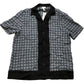 River Island Men's Short Sleeve Shirt Size S Blue Patterned Casual Top