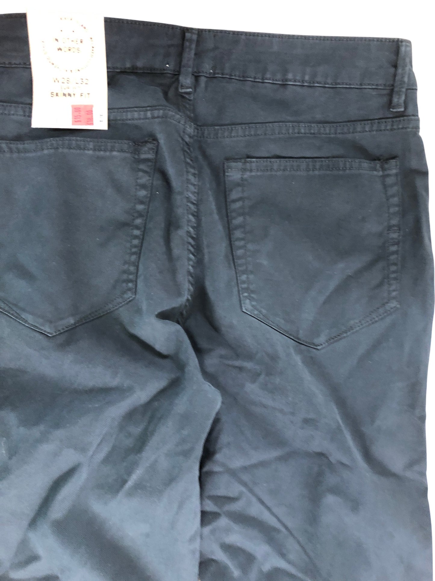 River Island W28 L32 Skinny Fit Navy Trousers Men's Casual Style Comfortable