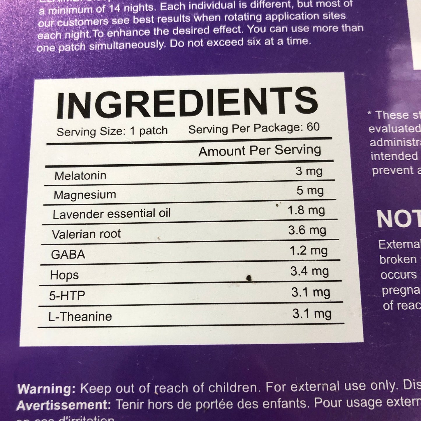 Elaimei Sleep Patches Easy Sleep Aid 60 Patches Natural Sleep Support