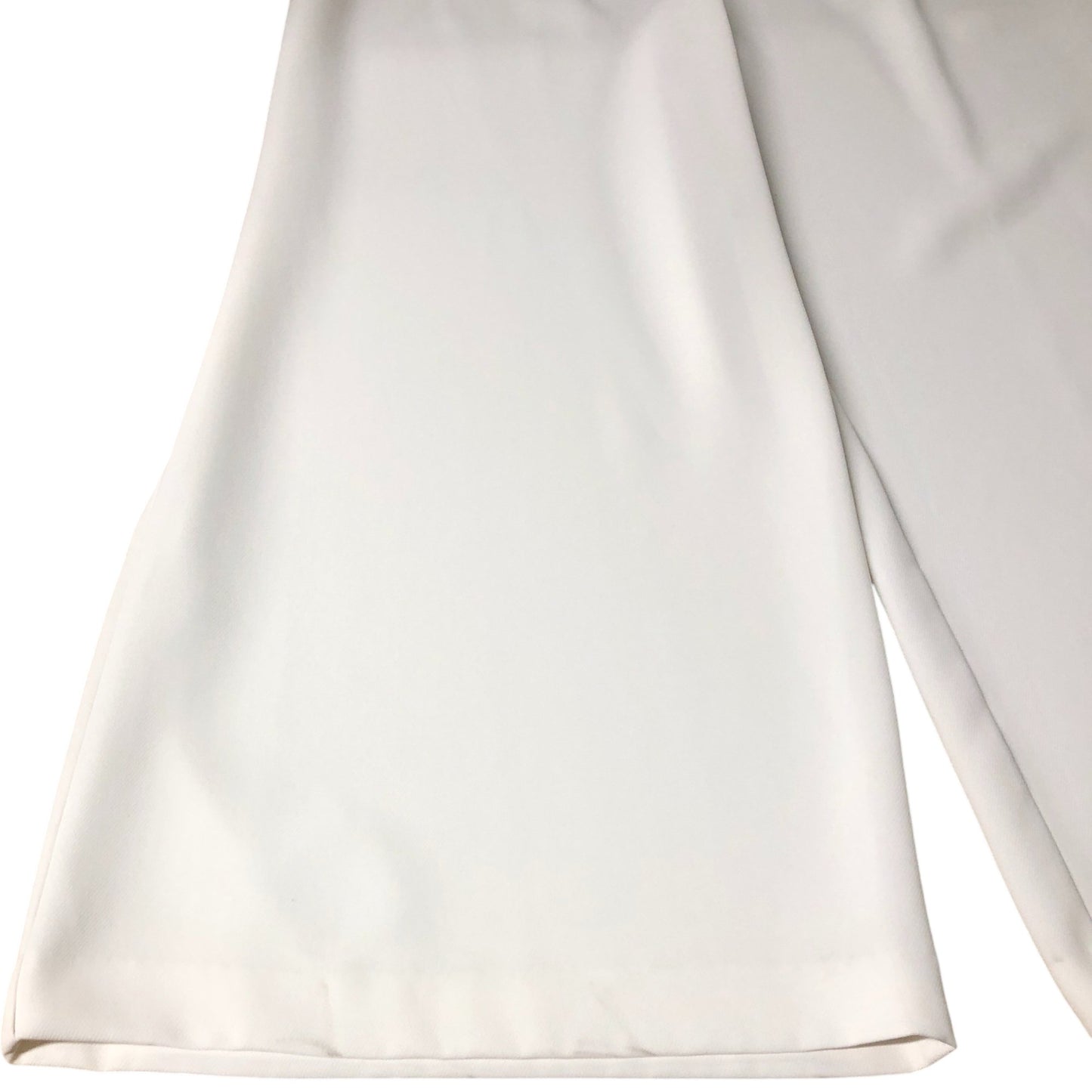 Branded Women's Culottes UK16 Pleated Wide Leg Trousers White 100% Polyester