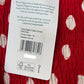 Baukjen Alicia Organic Cotton Smock Midi Dress Crimson Polka Size 18