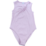 River Island Baby Pink Ribbed Bodysuit Size 7-8 Years Girls Sleeveless Tops