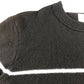 River Island Striped Sweater UK M Men's Black White Knit Crew Neck Jumper