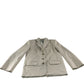 River Island Women's Blazer Size UK10 Cream Lightweight Long Sleeve Jacket