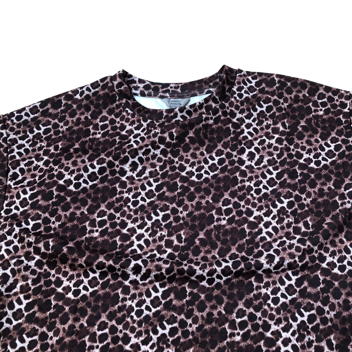 River Island Leopard Print Top Women's Animal Print Short Sleeve Blouse