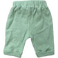 Petit Tigre Baby Outfit Set 0-3 Months Green Waffle Knit Top And Pants