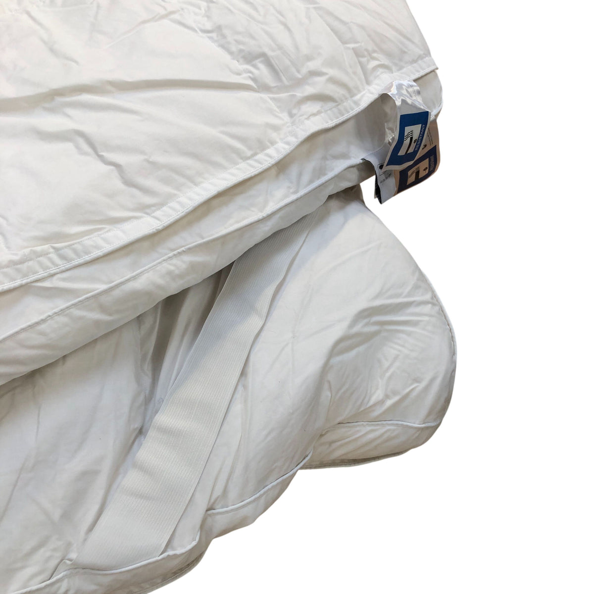 King Size Mattress Topper 150x200cm Duck Feather Down Dual Layering