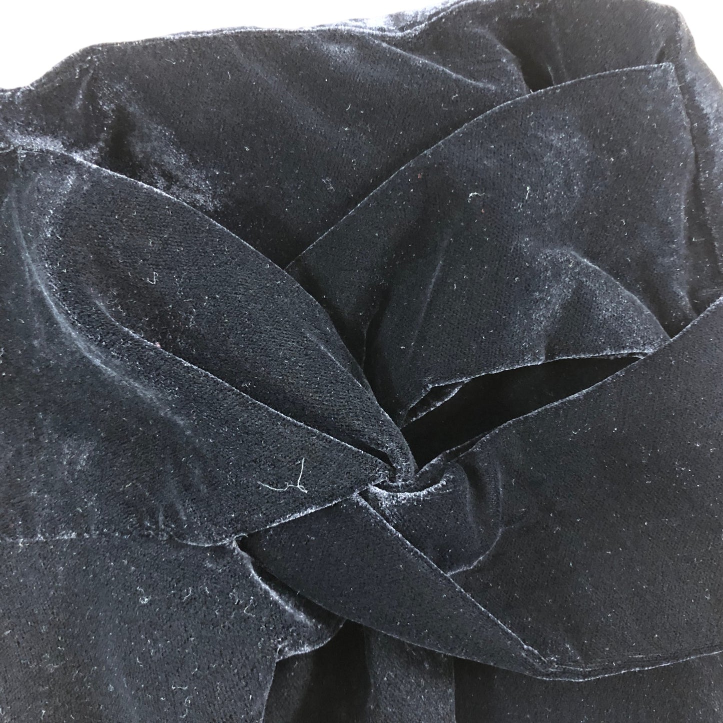 River Island Black Velvet Wrap Shorts UK10 Women's Casual Stylish Trendy