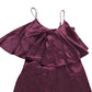 River Island Jumpsuit UK6 Women's Burgundy
