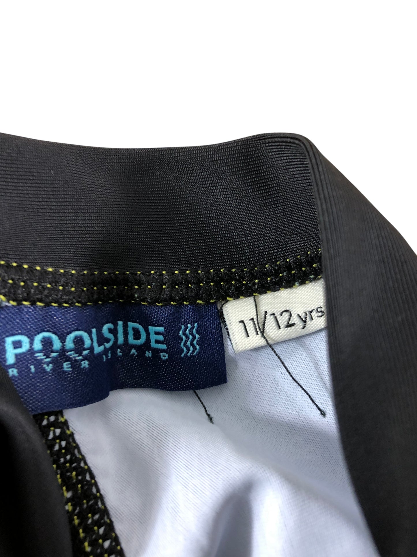 Luminis Saint-Antoine Rash Vest 11 12 Years Boys Black Green Swimwear