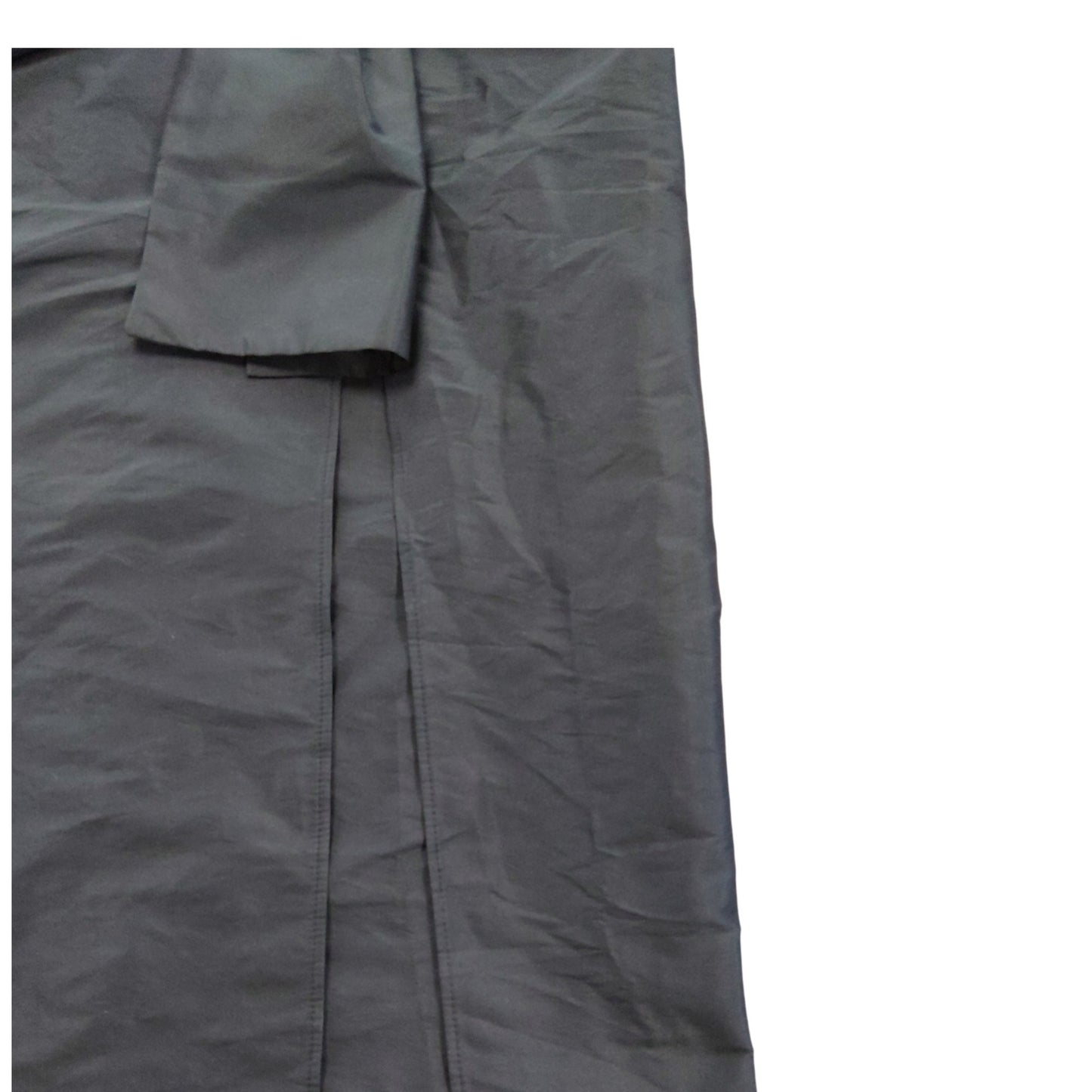 River Island Women's Black Skirt Size 16 Stylish Bow Detail High Waisted