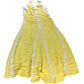 Yellow V Neck Sleeveless Dress UK4 Women's