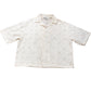 River Island Men's Size XL Short Sleeve Shirt Cream Cutout Design Pack of 10