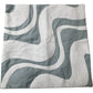 Cushion Cover Grey Abstract Pattern Home Decor Soft Fabric 17.5 x 17.5"
