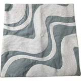 Cushion Cover Grey Abstract Pattern Home Decor Soft Fabric 17.5 x 17.5"