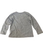 River Island Long Sleeve T-Shirt Kids Grey With Front Pocket 2-3 Years Unisex