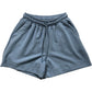 River Island Studios Relaxed Shorts UK XS Women's Blue Viscose Blend Style