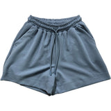 River Island Studios Relaxed Shorts UK XS Women's Blue Viscose Blend Style