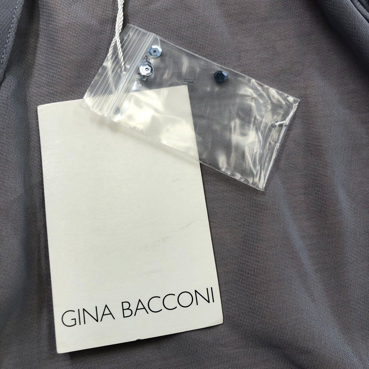 Gina Bacconi Women's Lilac Sheer Cardigan with Sequin Embellishments Size 20