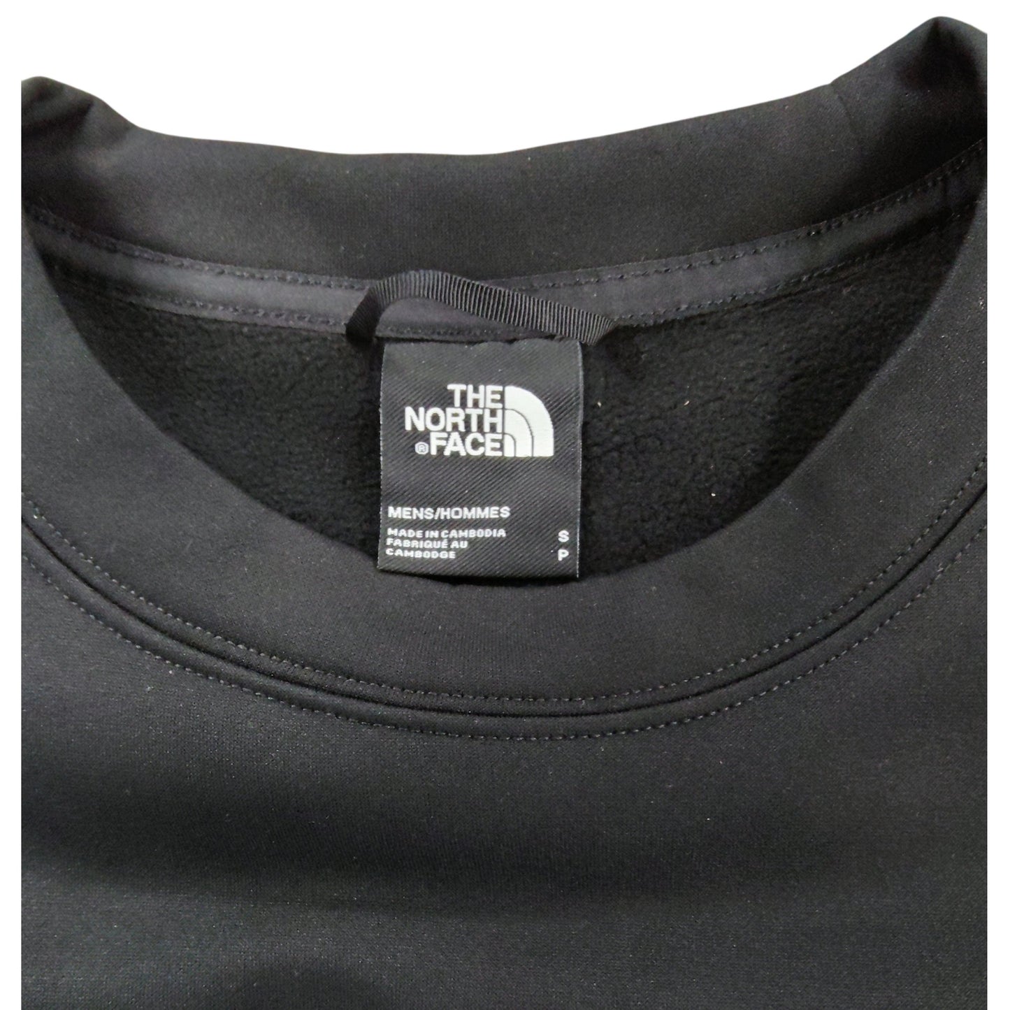 The North Face Men's Black Sweatshirt Size S Activewear With Zippered Pocket