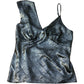 River Island Metallic Effect Camisole Top Size 12
