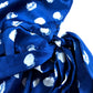 Dancing Leopard Wrap Dress UK6 Women's Navy White Polka Dot