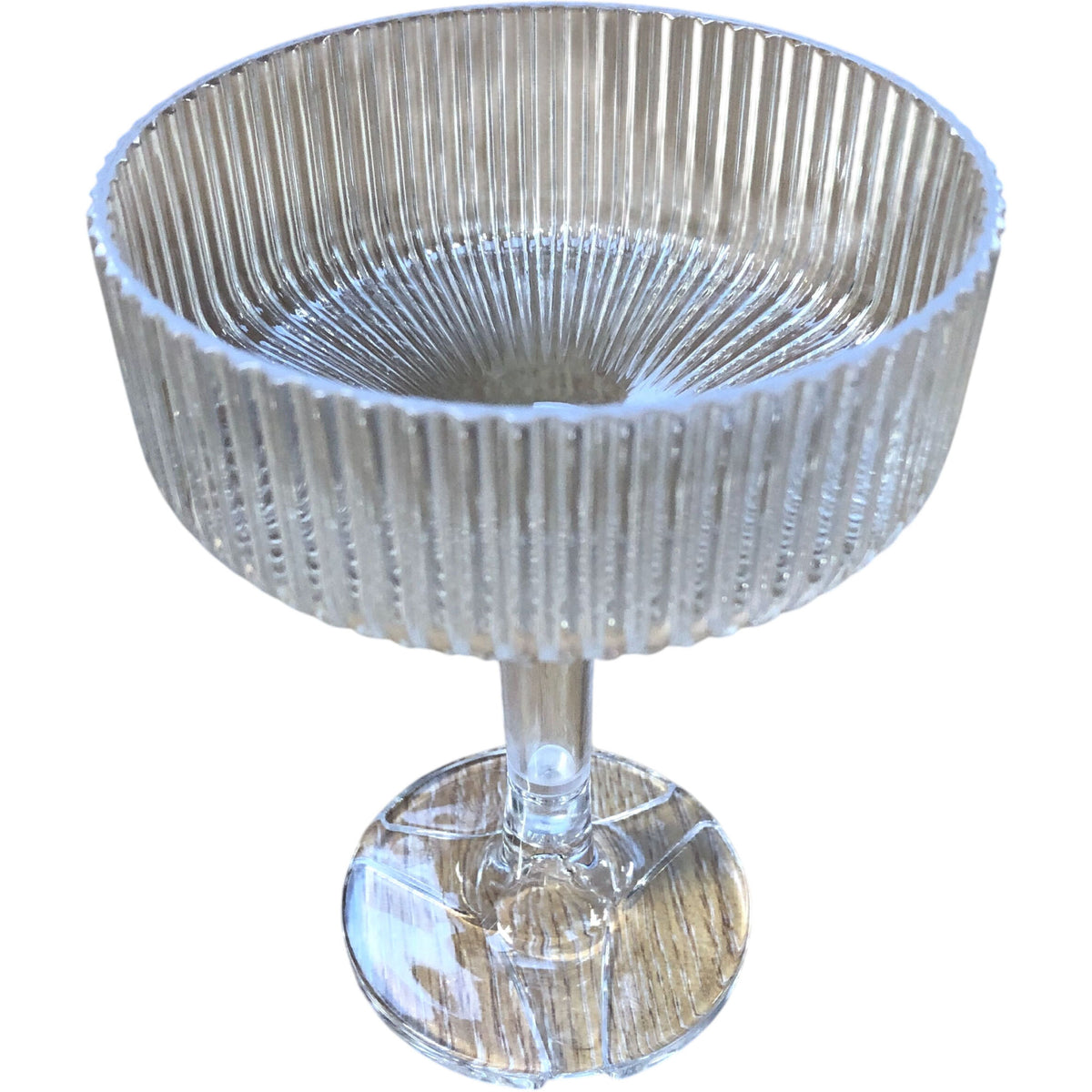 KSESTOR Champagne Tower Glasses Set of 20 Clear Plastic Coupe Glasses
