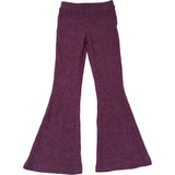 Kids Purple Flared Glitter Trousers 7 Years