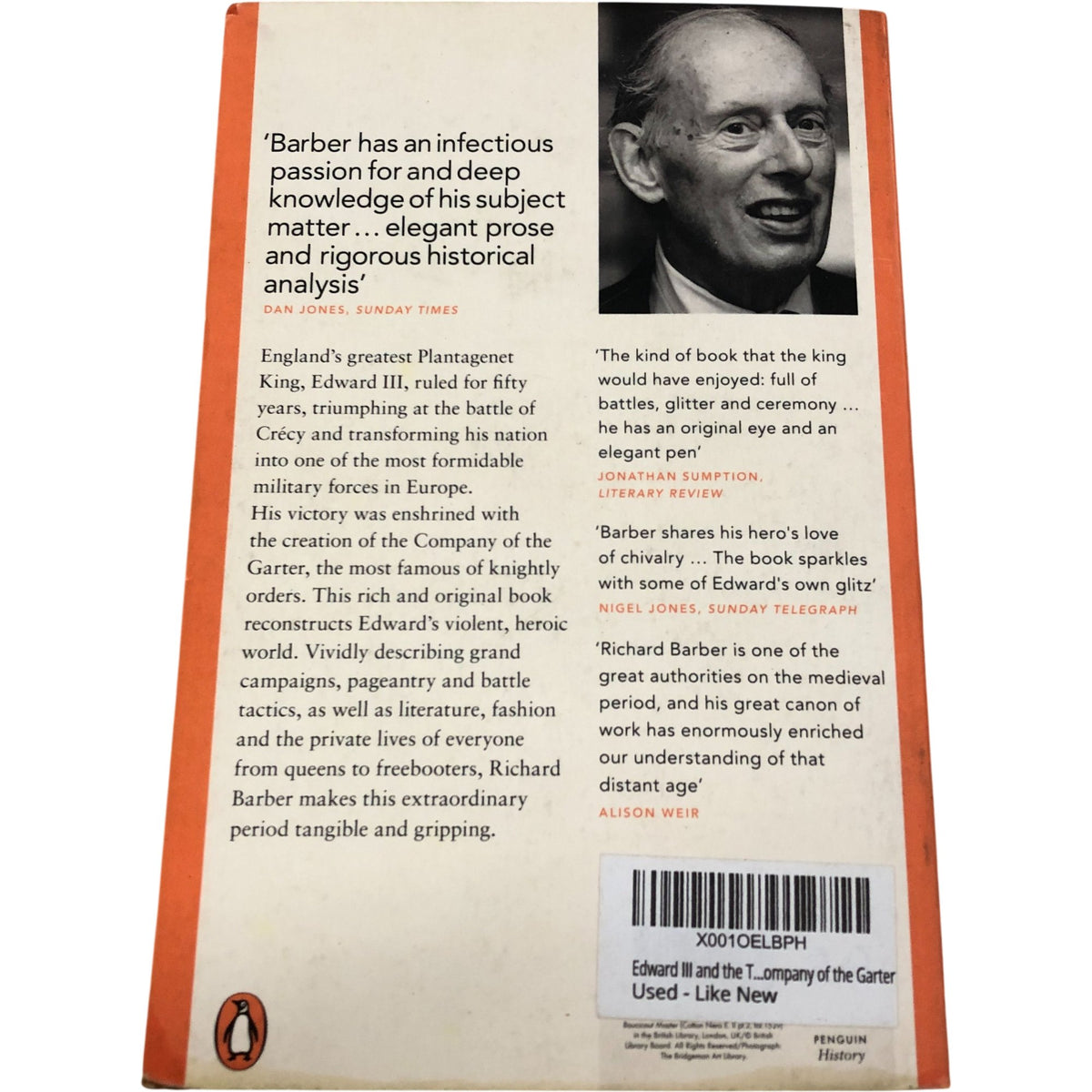 Edward III And The Triumph Of England By Richard Barber Penguin History Book