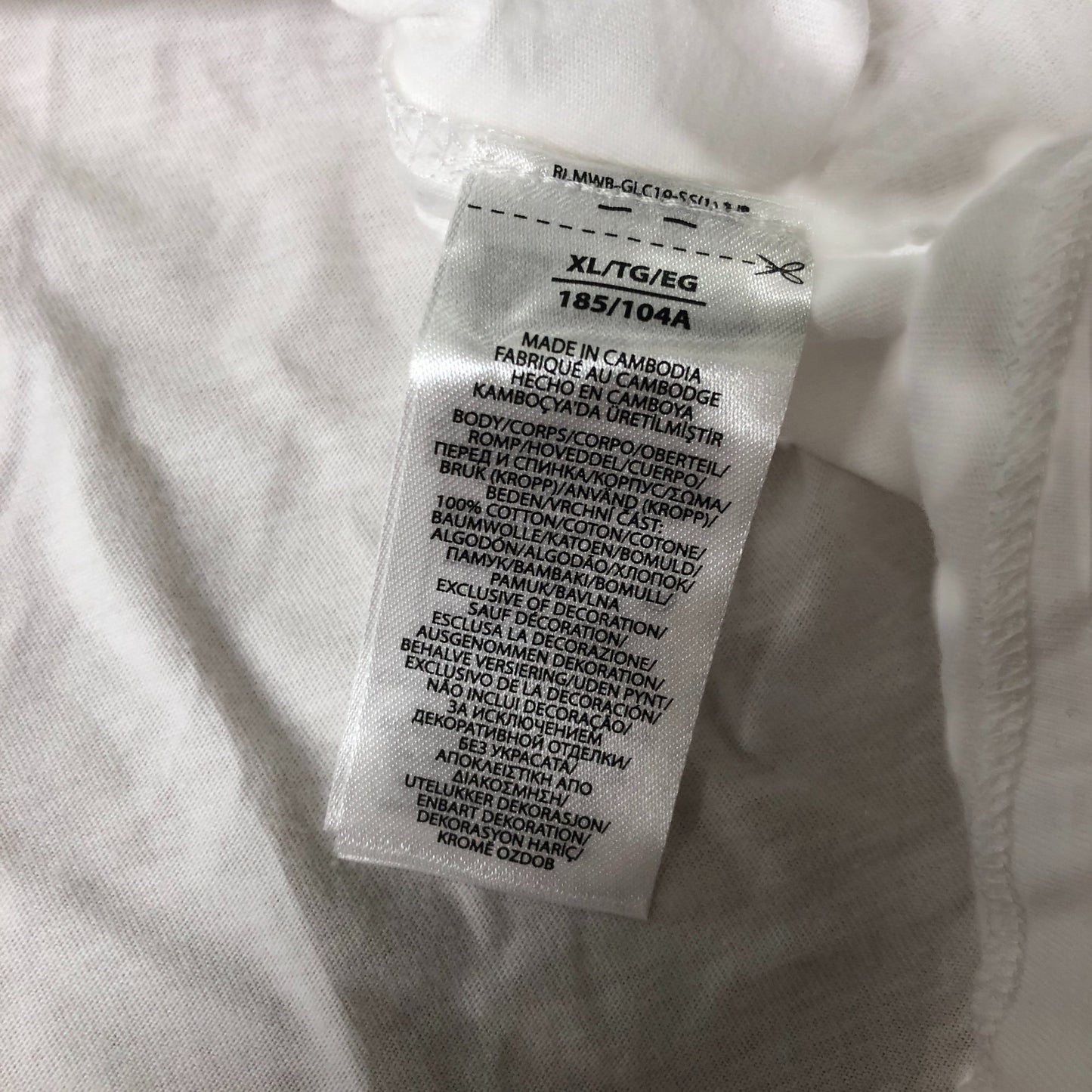 Polo Ralph Lauren T Shirt XL Men's Classic White Cotton Short Sleeve