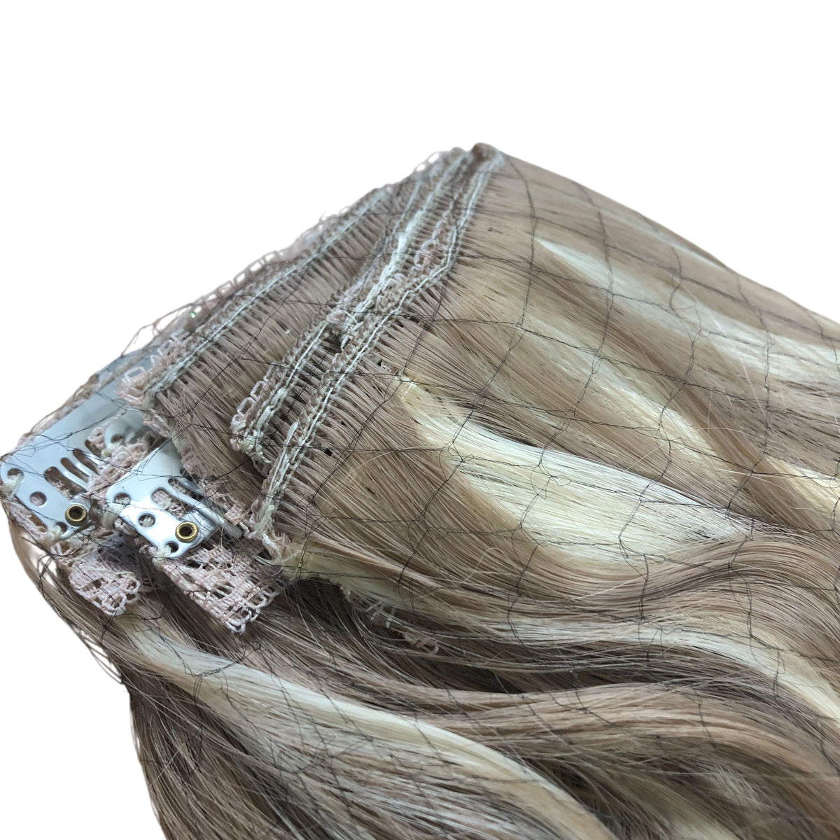 Sofeiyan Clip In Hair Extensions Blonde With Light Blonde Highlights