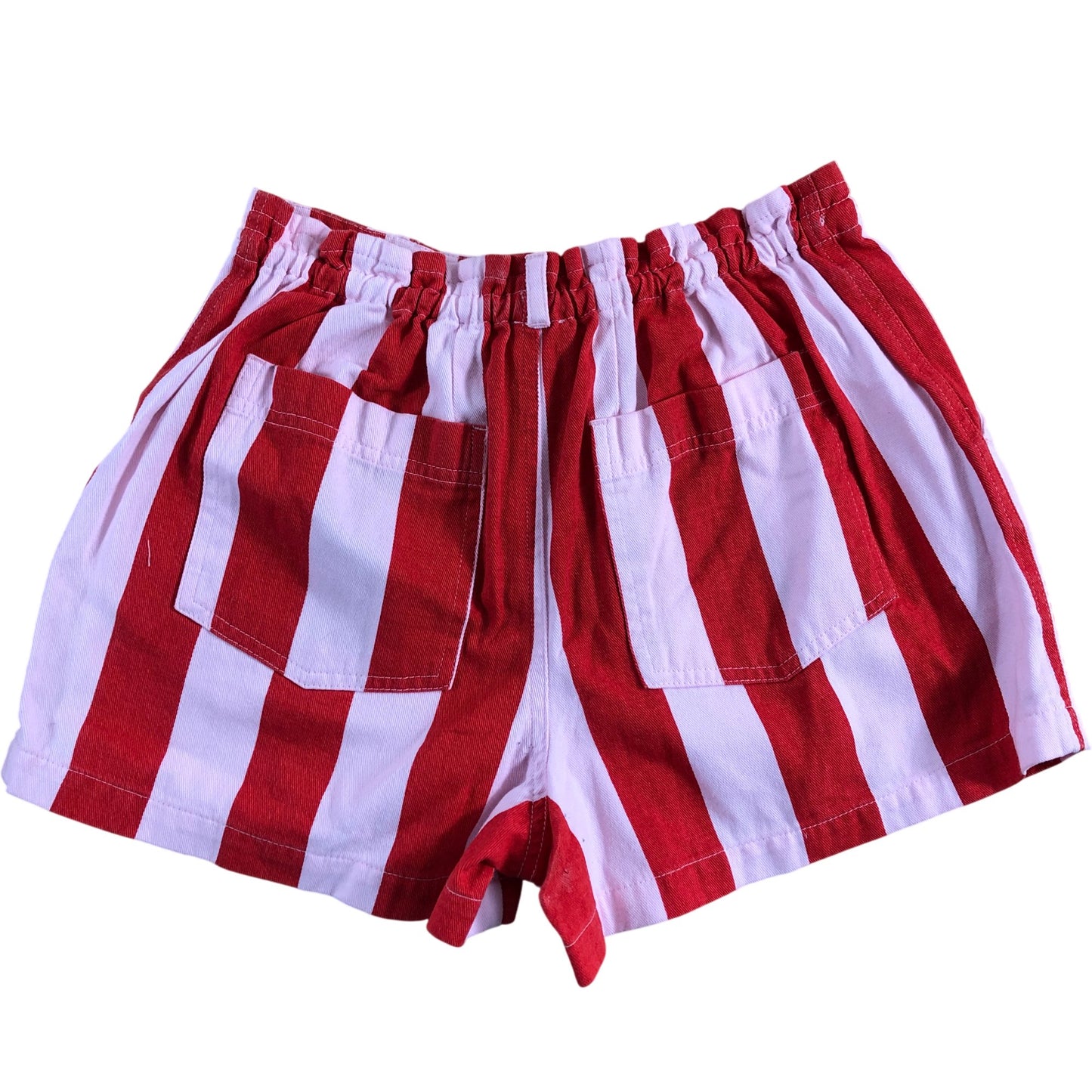 River Island Girls 11 12 Years Red Pink Striped Casual Shorts