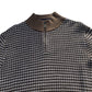 Half Zip Sweater Men's Brown Organic Cotton Knitwear XXL