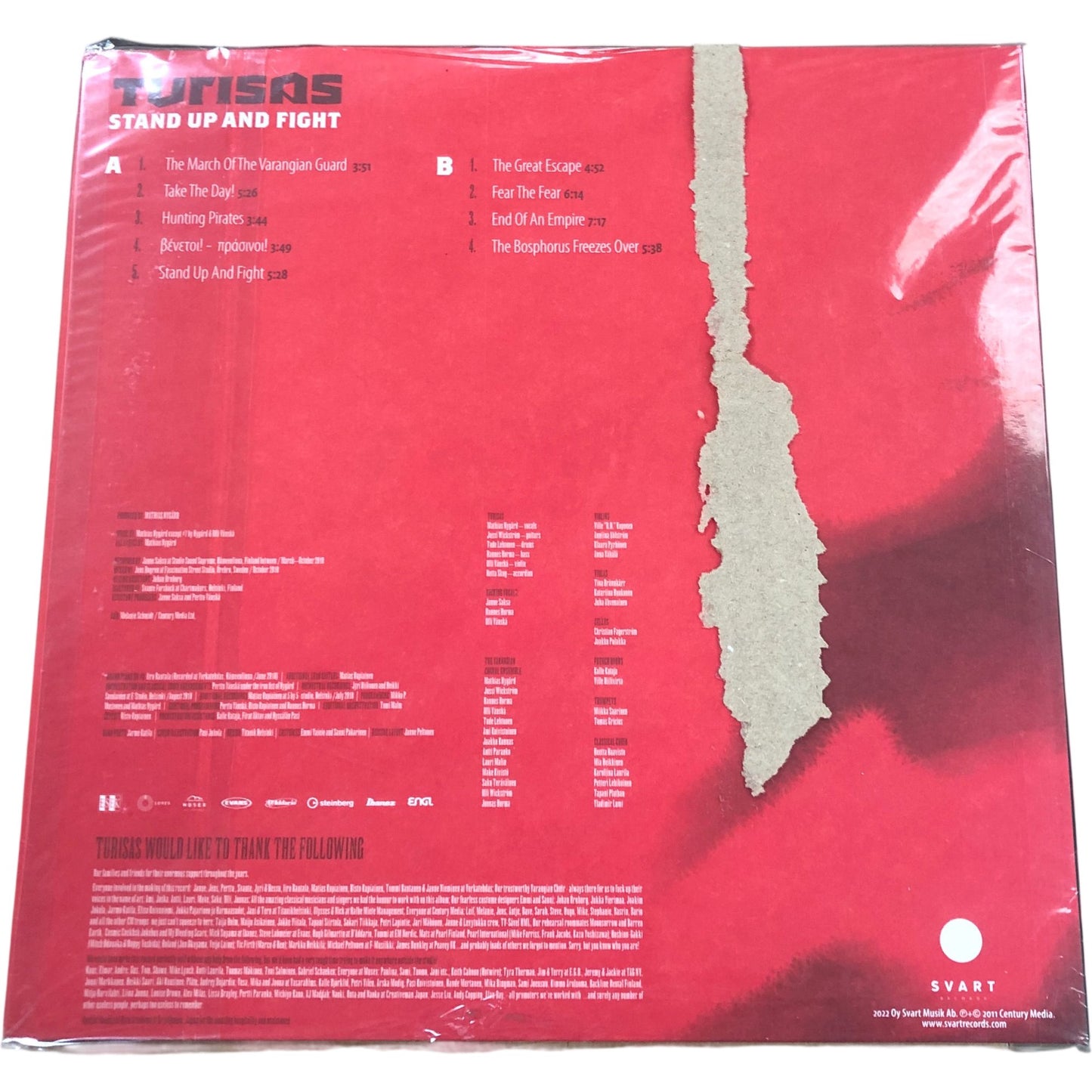 TURISAS Stand Up And Fight Vinyl Record Deluxe Edition 2021 New Sealed