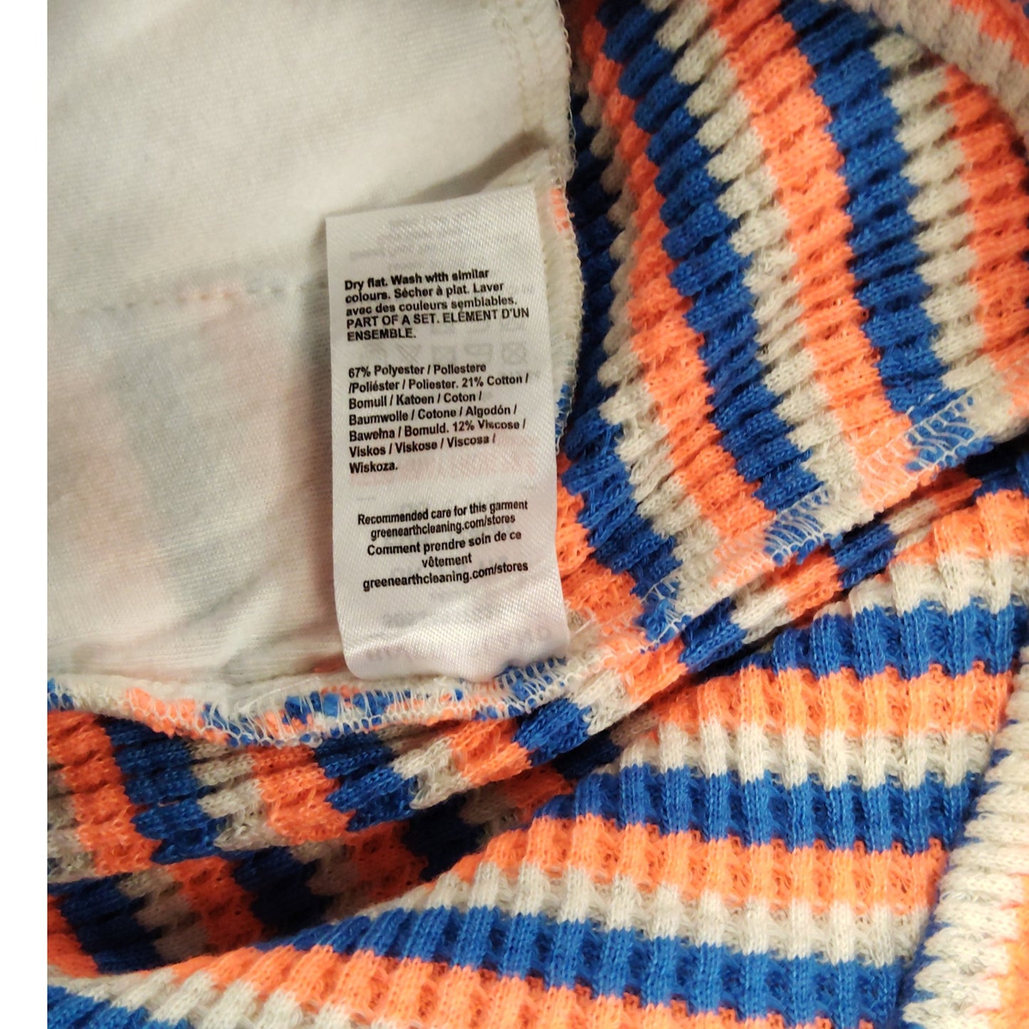 River Island Girls Striped Shorts UK 7-8 Years Vibrant Casual Summer Style