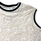 River Island Girls Dress 11-12 Years White Lace Sleeveless Floral Pattern