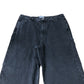 Women's Wide Leg Black Jeans UK26