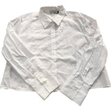 Baukjen Corey Organic Cotton Cropped Shirt Pure White Size 16