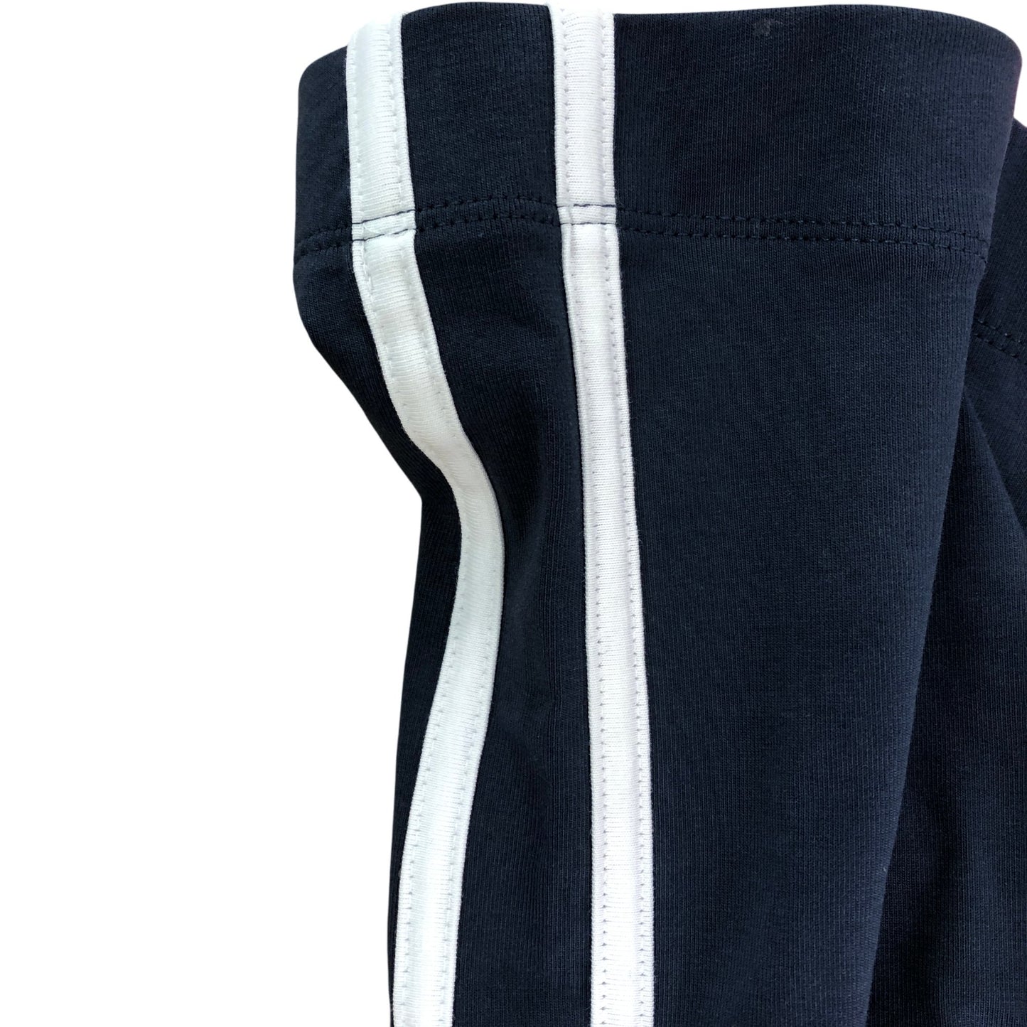 Yours Clothing Women's Activewear Trouser Navy With White Stripes