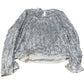 Sequin Top Size 20 Woman's Shimmering Long Sleeve Blouse Partywear