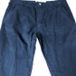 Onfire Navy Trousers W38 L30 Men's Stylish Casual Cotton Blend Elasticated Fit
