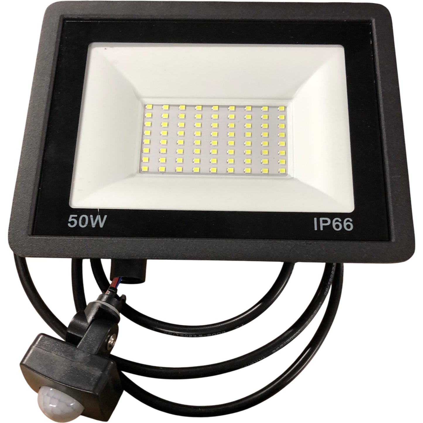 50W Waterproof Security LED Floodlights with Motion Sensor Two Pack