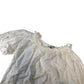 River Island UK8 Women's Cream Puff Sleeve Blouse Lightweight Cotton Top