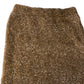 River Island Tinsel Gold Midi Skirt UK Medium Women's Sparkly