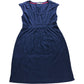 Branded Navy Soft Stretch Jersey Dress - Size 12