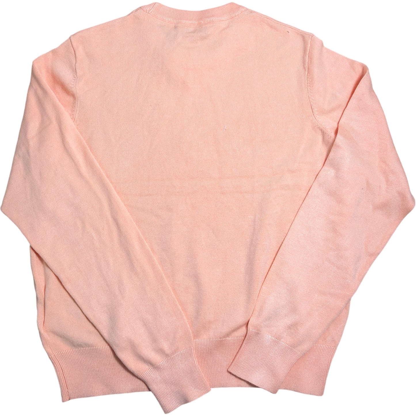 US Polo Assn Women's S Sweater 70 Cotton 30 Viscose Peach Long Sleeve Jumper